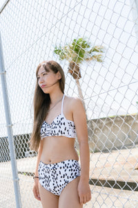 High waist leopard bikini sets <BR>水着
